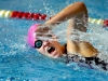 Swartz Creek/Flushing senior Julia Johnson swims in the Consolation Heat for the Girls 200 Yard Freestyle Relay during Genesee County\'s Swimming and Diving Championship at Swartz Creek Middle School. Swartz Creek placed third in the event.