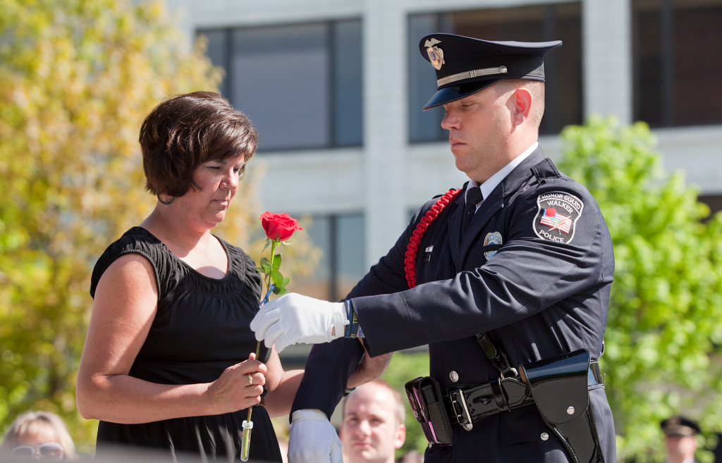 2013 Police Memorial Day service at Rosa Parks Circle