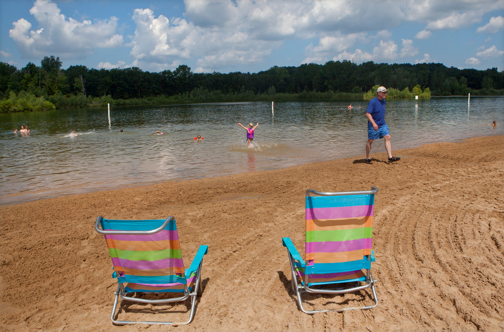 Beating the heat on Thursday, July 18