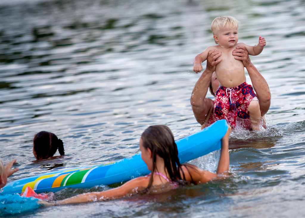 Beating the heat on Thursday, July 18