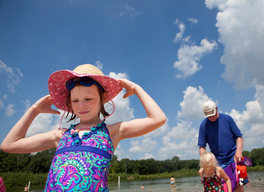 Beating the heat on Thursday, July 18